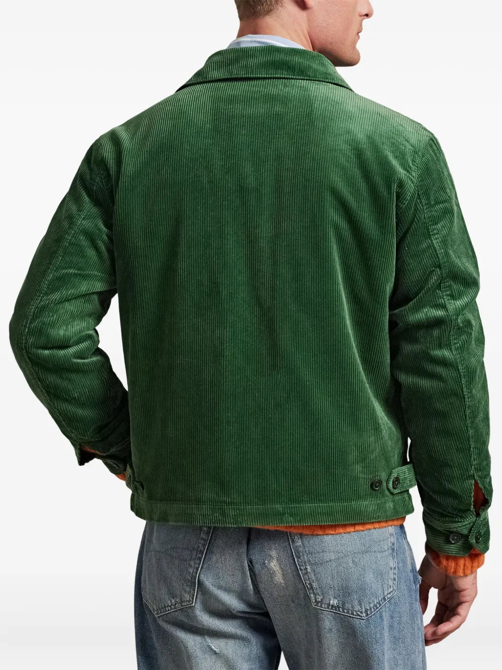 Giacca in velluto a coste con zipper • RL