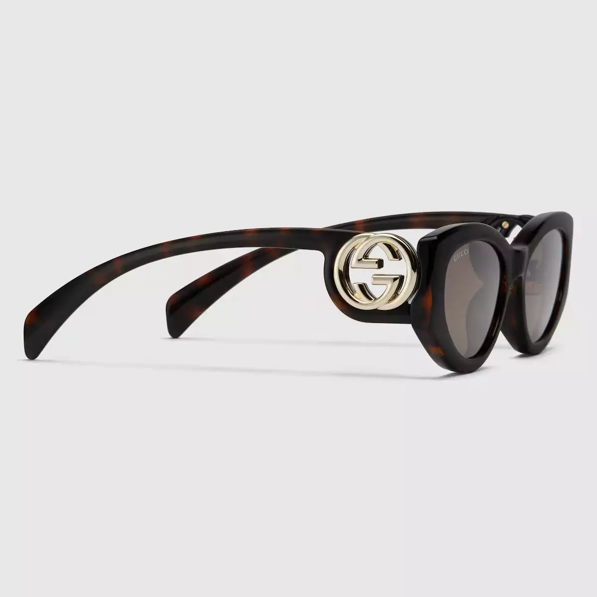 Occhiali da sole Gucci con montatura a farfalla - Guscio tartaruga