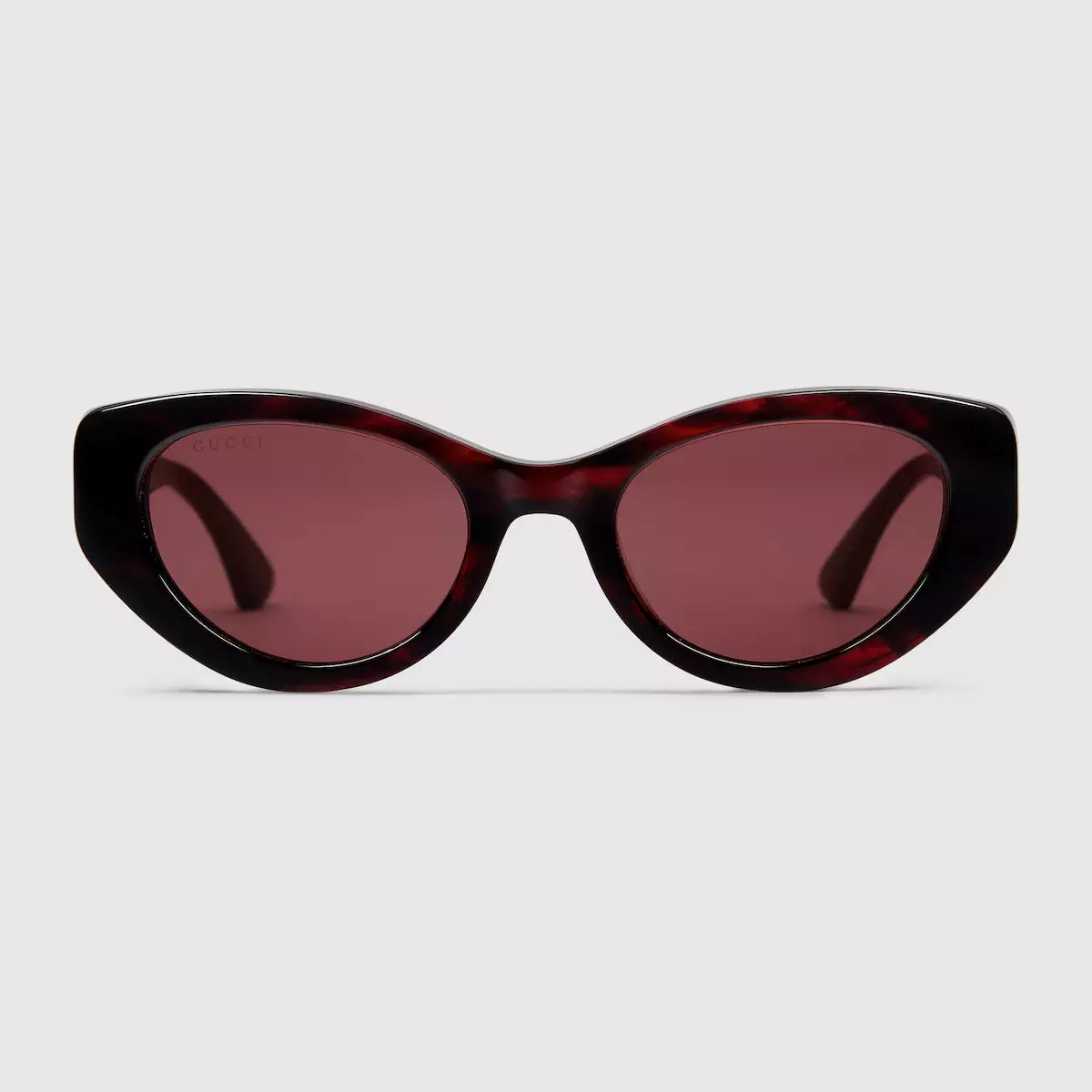 Occhiali da sole Gucci con montatura a occhio di gatto - Marrone